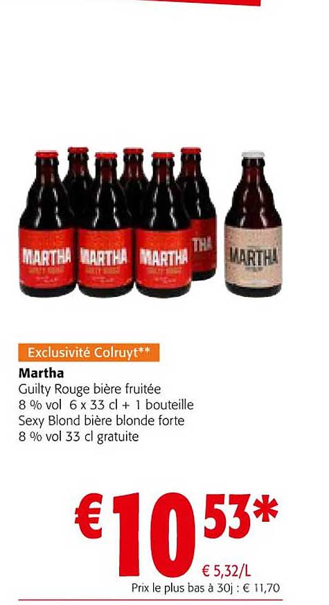 martha guilty rouge biere fruitee