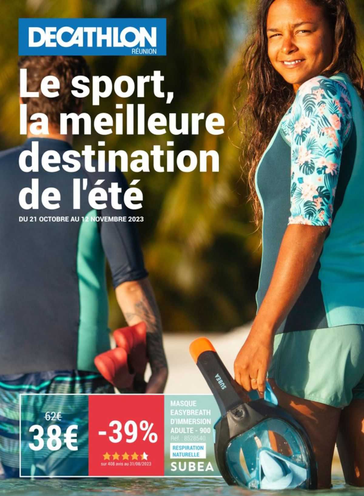 Masque Easybreath D'immersion Adulte - 900