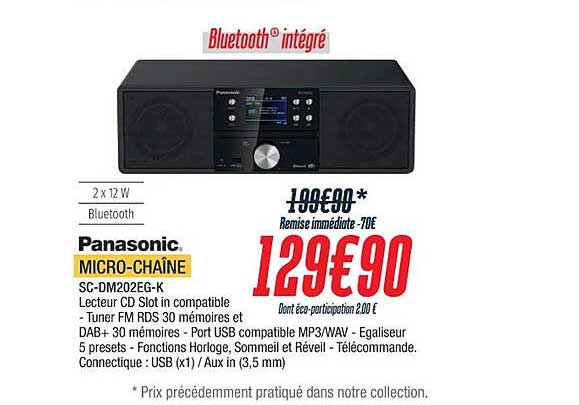 Microchaîne Panasonic