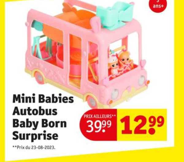 mini babies autobus baby born surprise