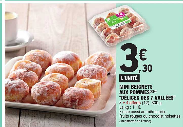 mini beignets aux pommes "délices des 7 vallées"