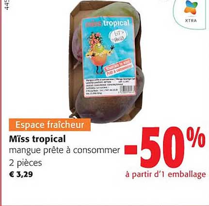 mïss tropical mangue prête à consommer