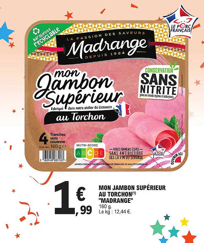 mon jambon supérieur au torchon "madrange"