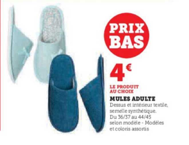 Mules Adulte