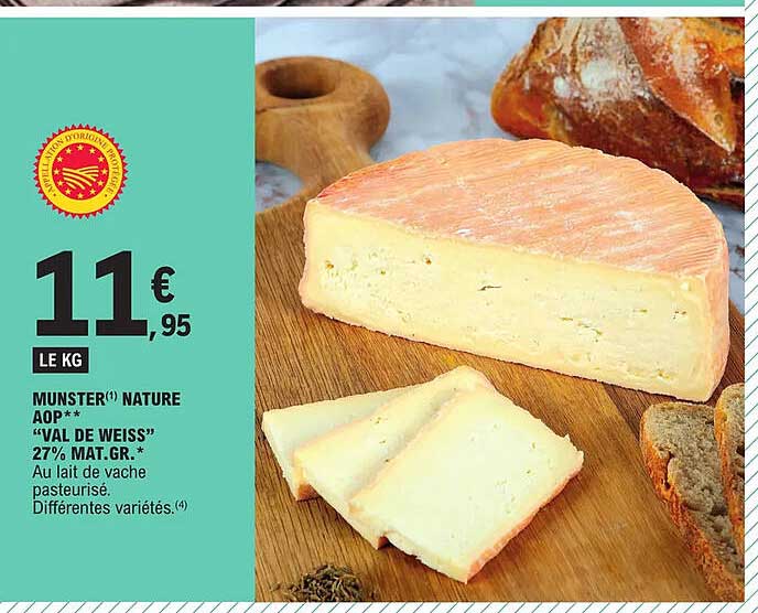 munster nature aop "val de weiss" 27% mat.gr.