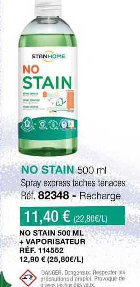 no stain 500 ml + vaporisateur