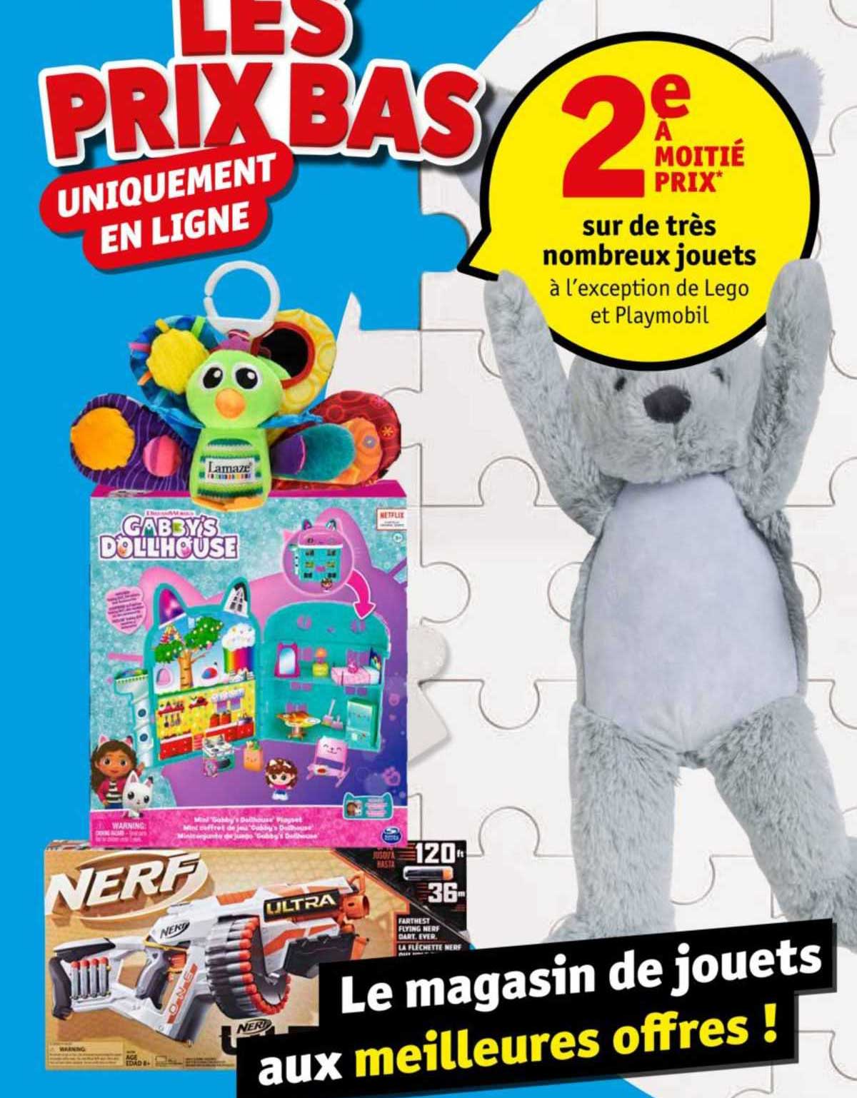 nombreux jouets lego et playmobil