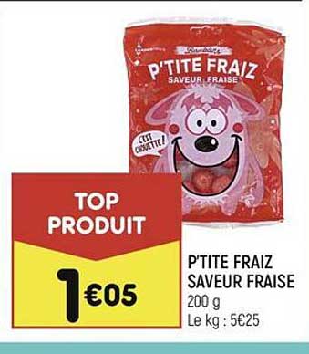 p'tite fraiz saveur fraise