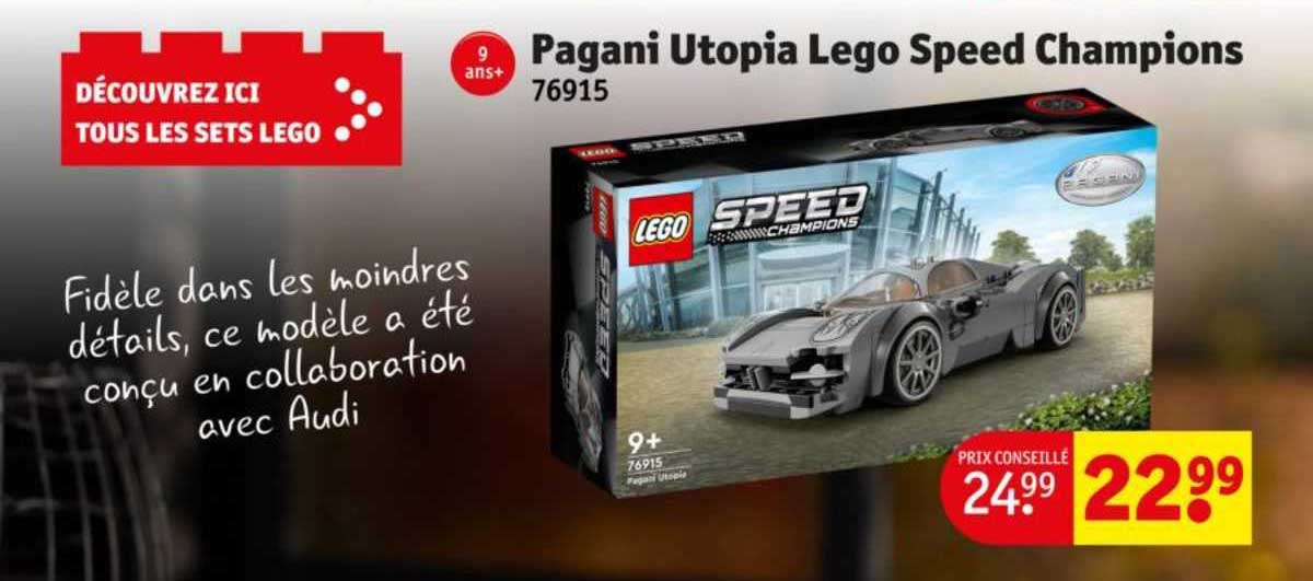 pagani utopia lego speed champions