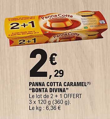 panna cotta caramel "bonta divina"
