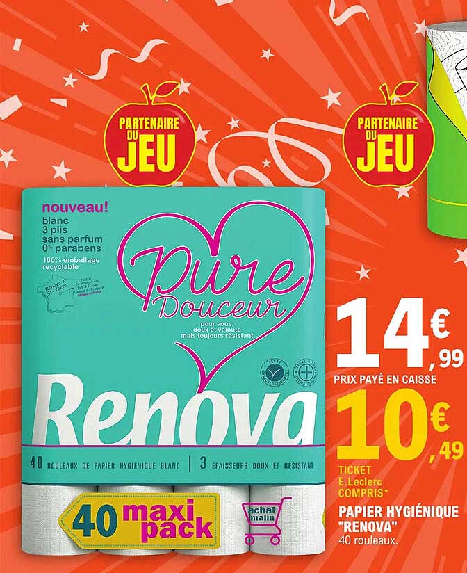 Papier Hygiénique "renova"