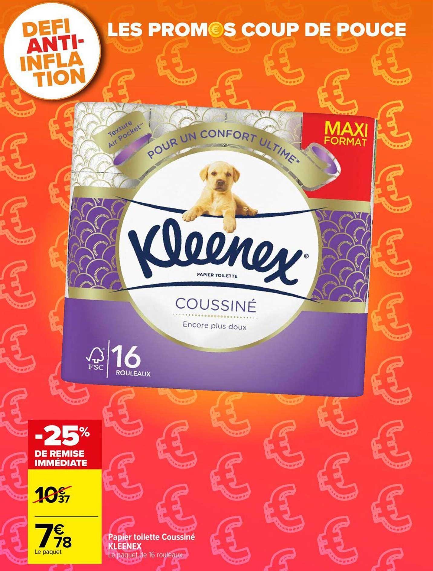 Papier Toilette Coussiné Kleenex