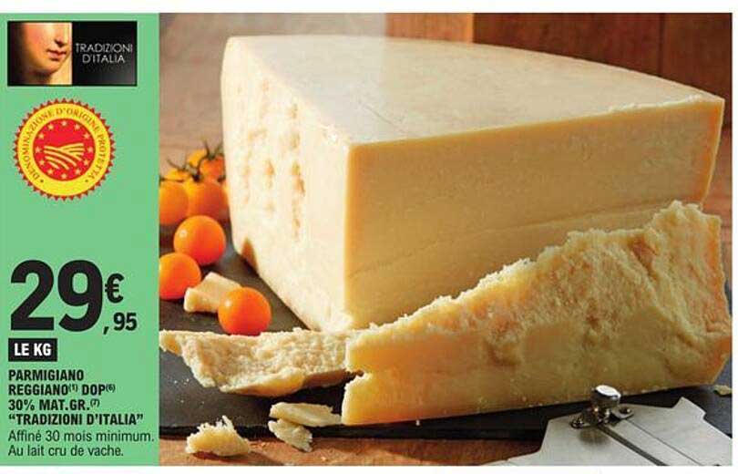 parmigiano reggiano dop 30% mat.gr. "tradizioni d'italia"