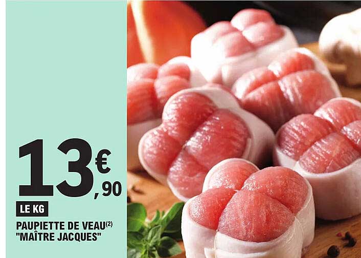 paupiette de veau "maître jacques"