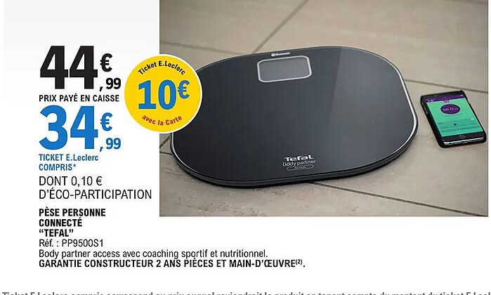 pèse personne connecté "tefal"