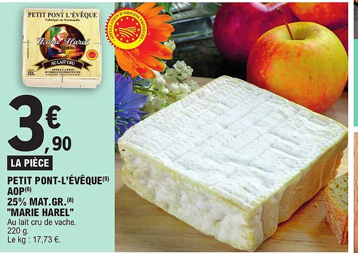 petit pont-l'évêque aop "marie harel"