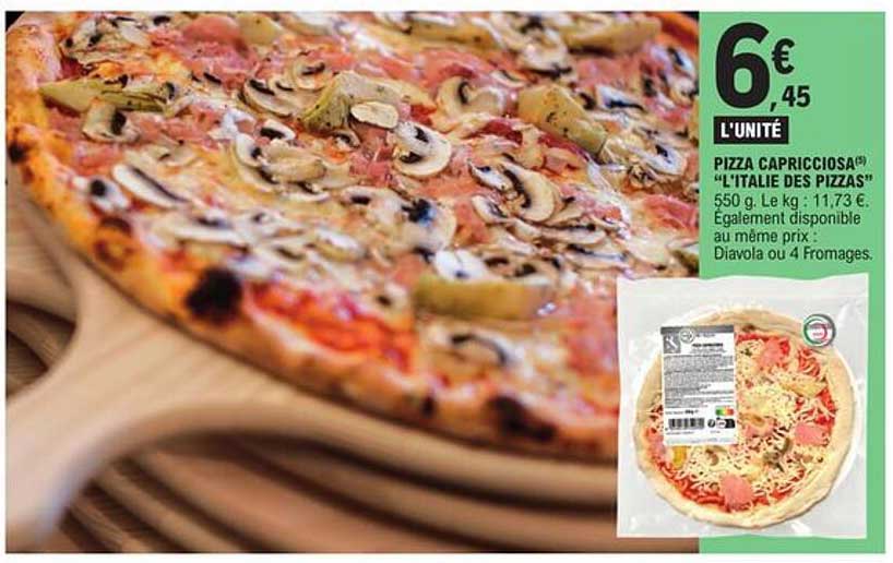 pizza capricciosa "l'italie des pizzas"