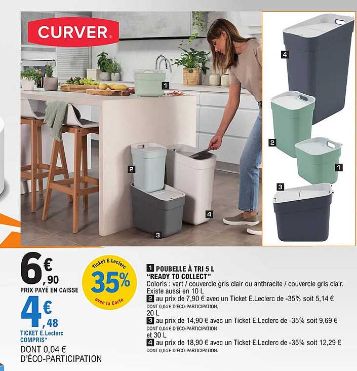 poubelle à tri "ready to collect"