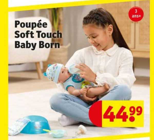 poupée soft touch baby born