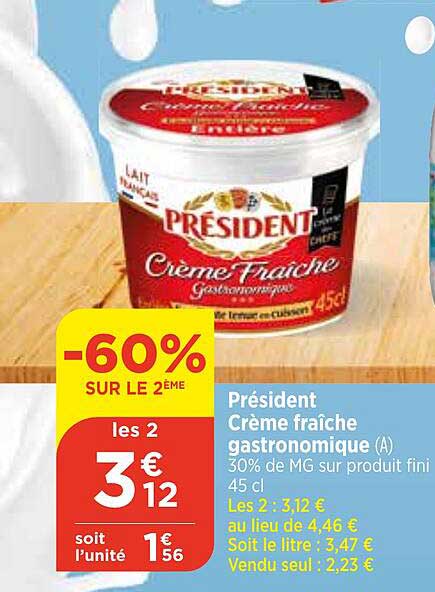 Président Crème Fraîche Gastronomique