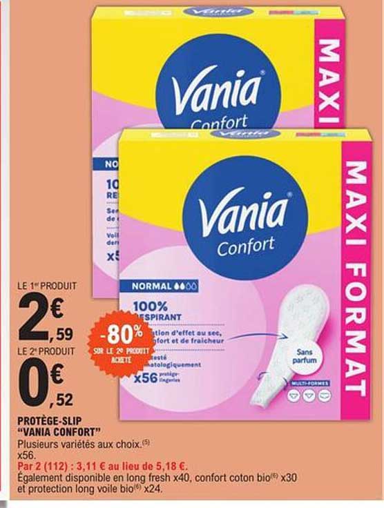 protège-slip "vania confort"