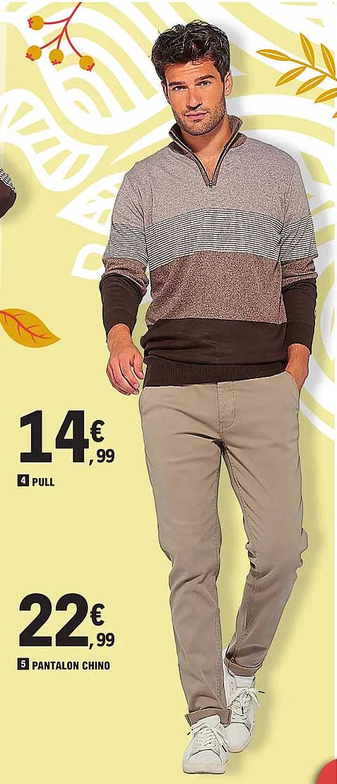 pull ou pantalon chino