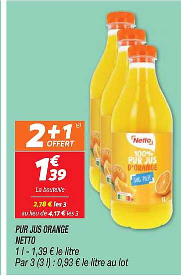 Pur Jus Orange Netto