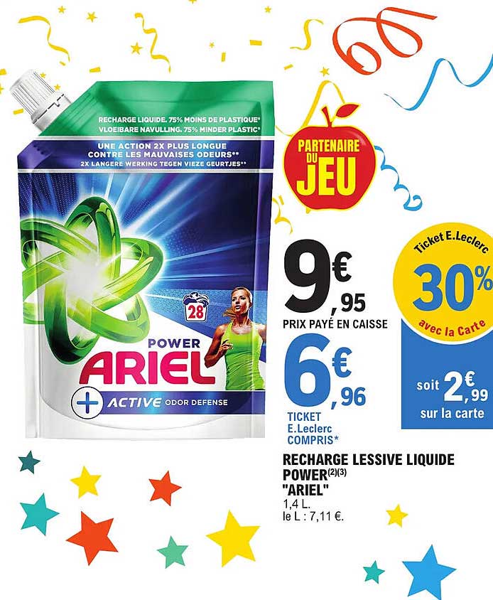 Recharge Lessive Liquide Power "ariel"