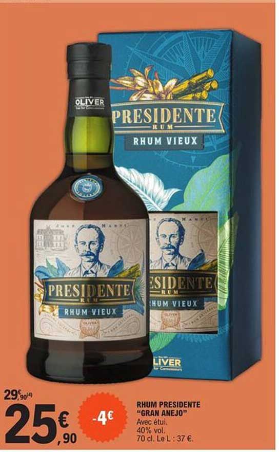 rhum presidente "gran anejo"