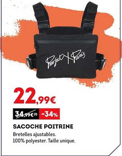 sacoche poitrine project x paris