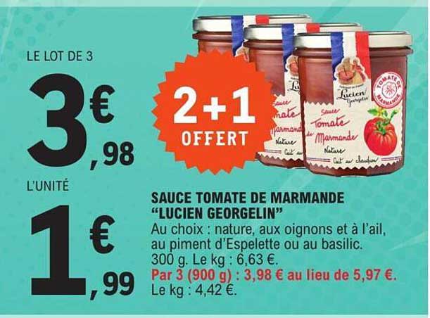 sauce tomate de marmande "lucien georgelin"
