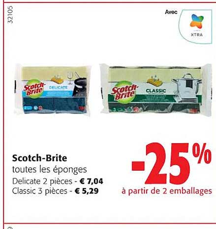 scotch-brite toutes les éponges