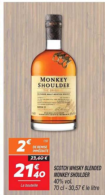 scotch whisky blended monkey shoulder