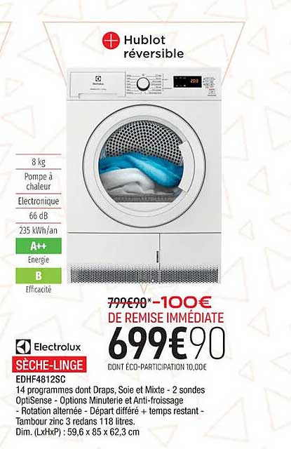 sèche-linge electrolux