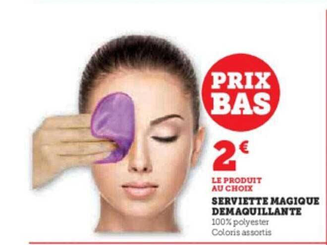 Serviette Magique Démaquillante
