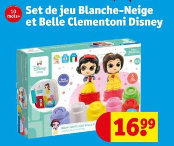 Set De Jeu Blanche-neige Et Belle Clementoni Disney