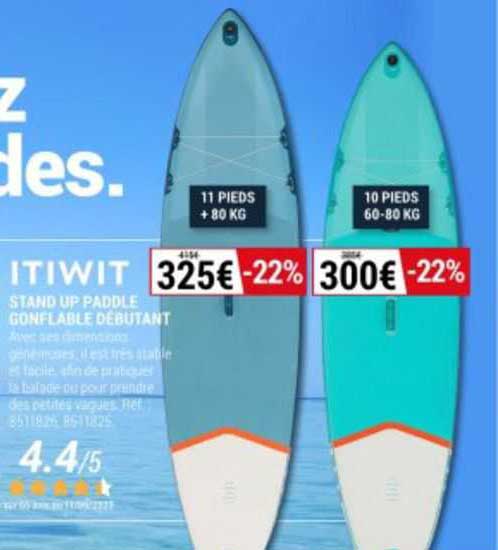 stand up padole gonflable débutant itiwit