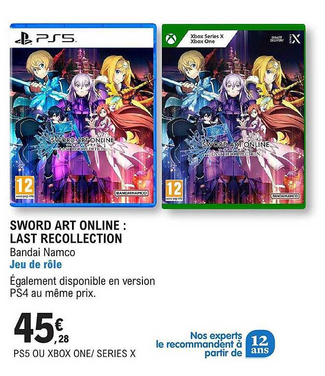 sword art online : last recollection