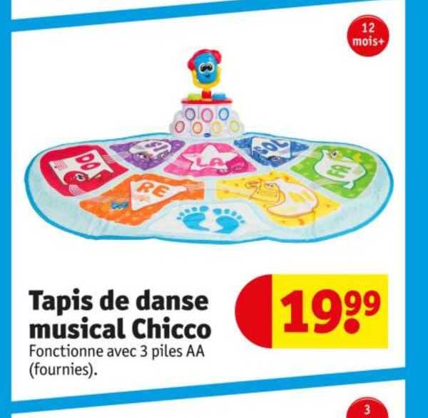 tapis de danse musical chicco