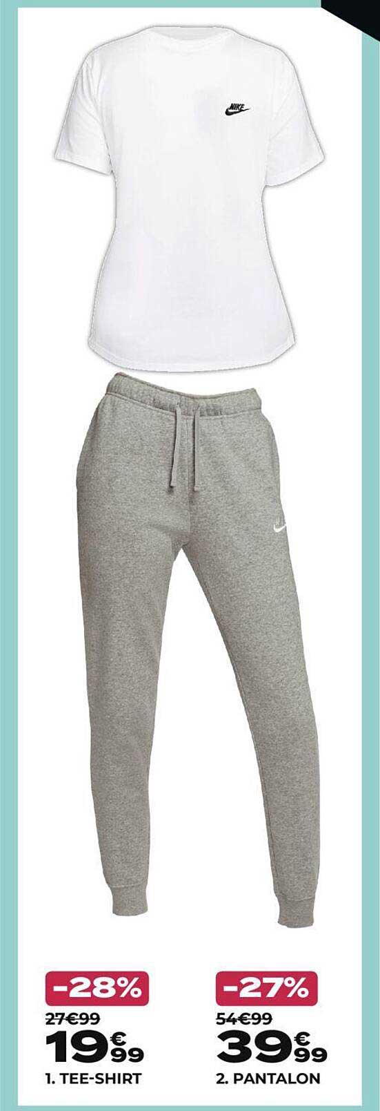 tee-shirt nike, pantalon nike
