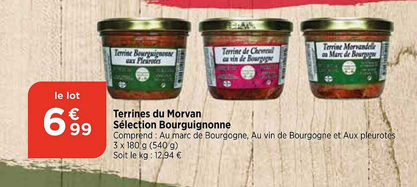 terrines du morvan sélection bourguignonne