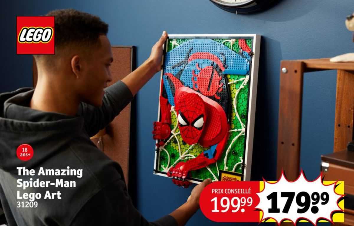 the amazing spider-man lego art