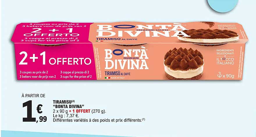 tiramisu "bonta divina"