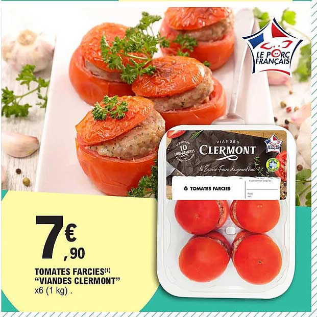 Tomates Farcies "viandes Clermont"