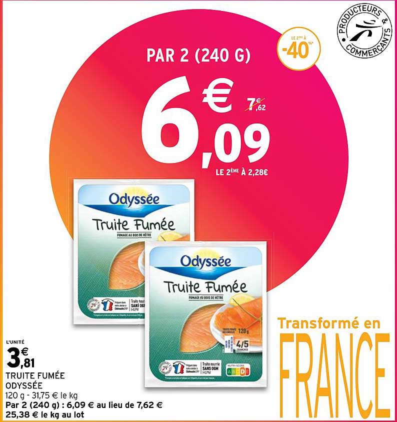 Truite Fumée Odyssée