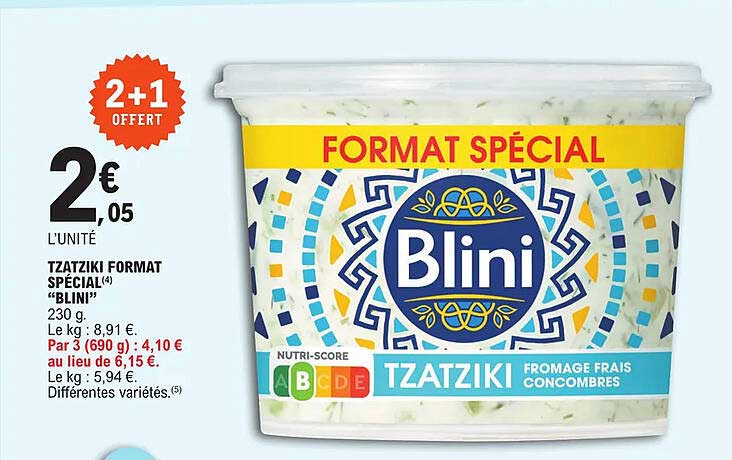 Tzatziki Format Spécial "blini"