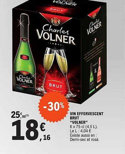 vin effervescent brut "volner"