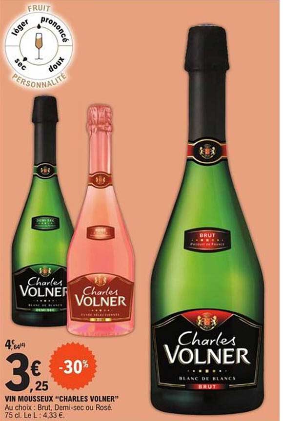 vin mousseux "charles volner"