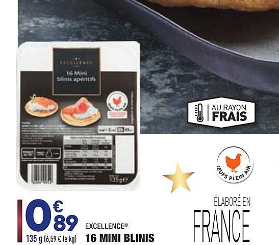 16 Mini Blinis Excellence