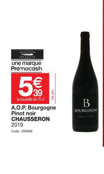 a.o.p. bourgogne pinot noir chausseron
